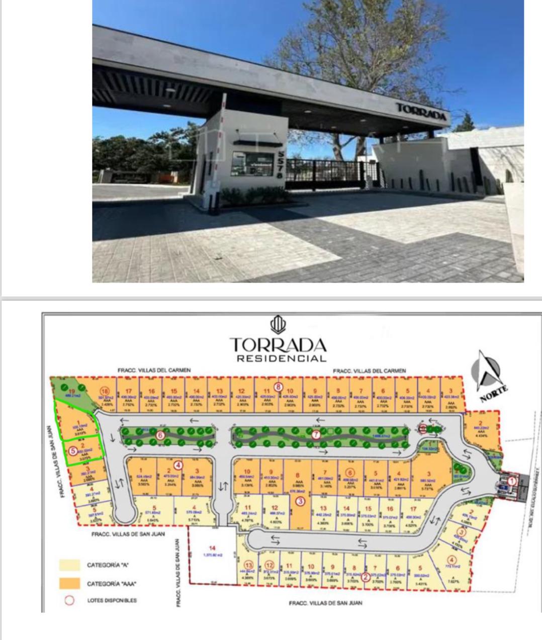 Terreno en Venta en TORRADA