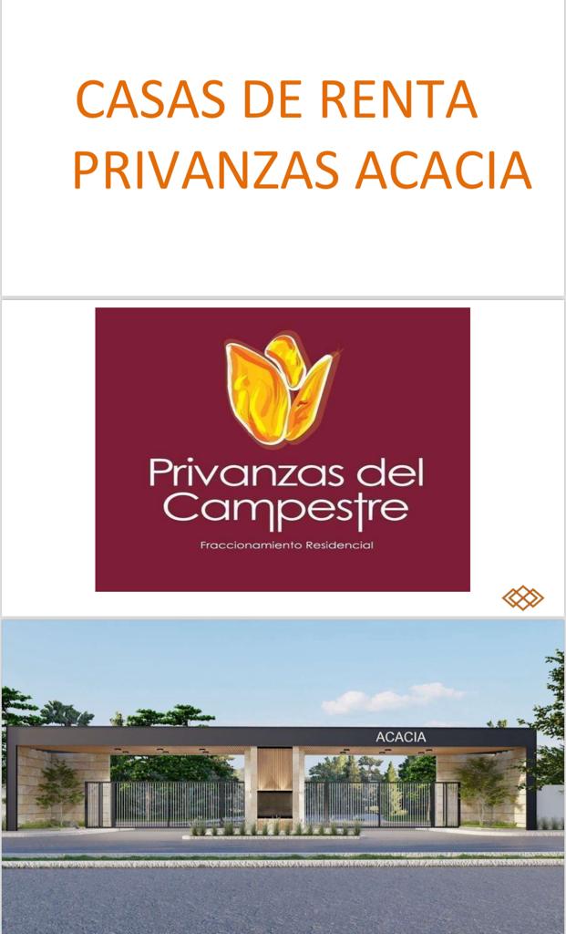 Casa en Renta en Privanzas Acacia