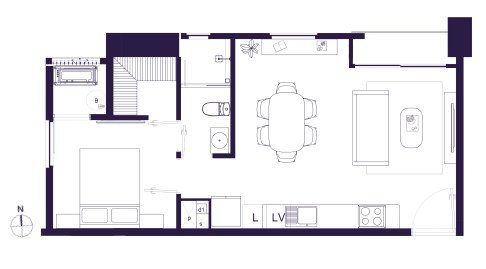 Departamento en Venta en Centro