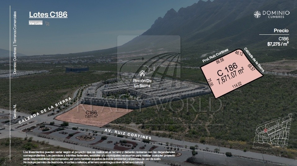 Terreno en Venta en Dominio Cumbres