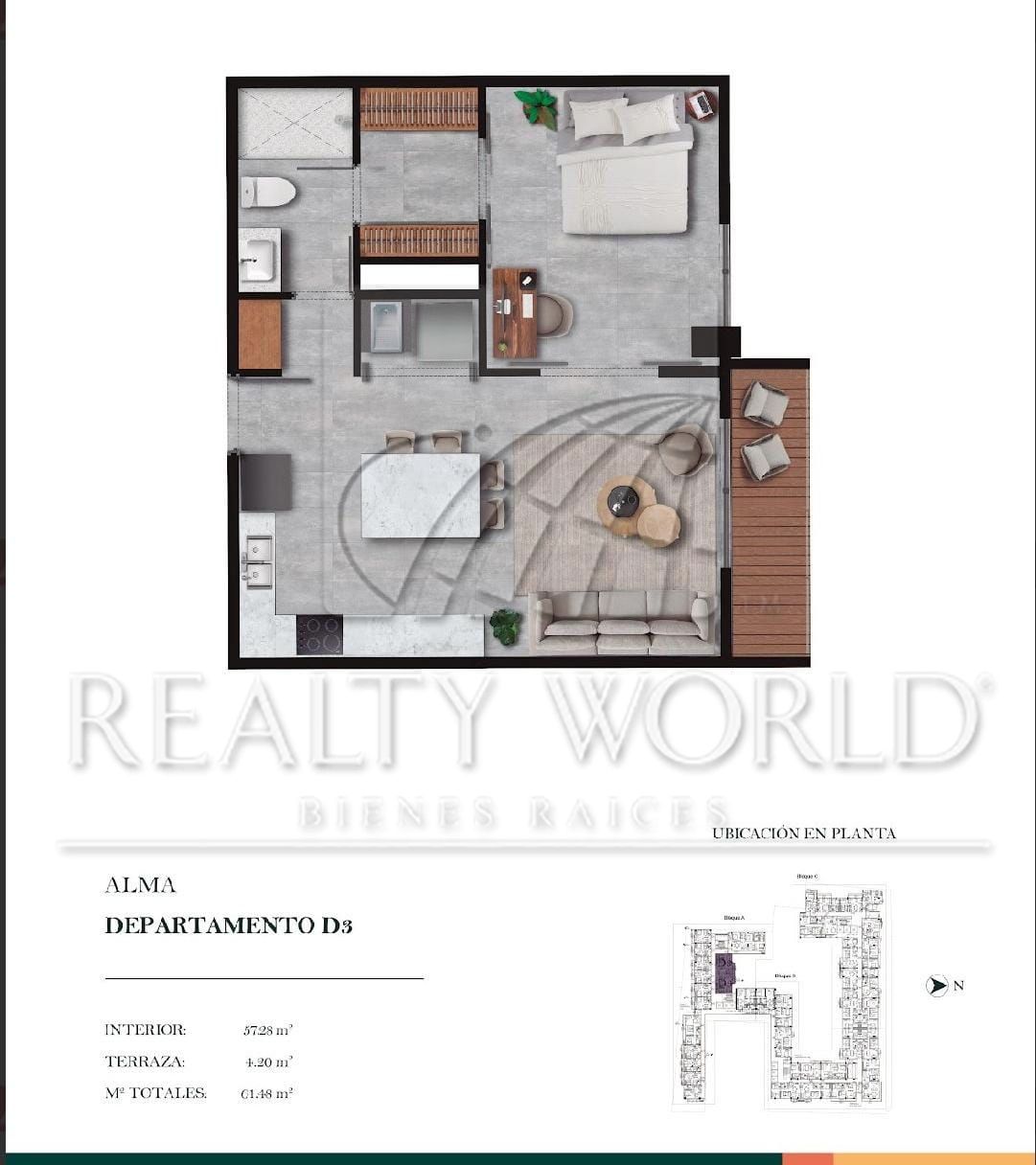 Departamento en Venta en Centro