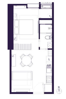 Departamento en Venta en Centro