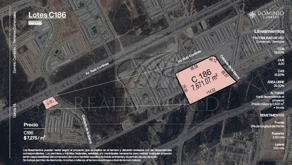 Terreno en Venta en Dominio Cumbres