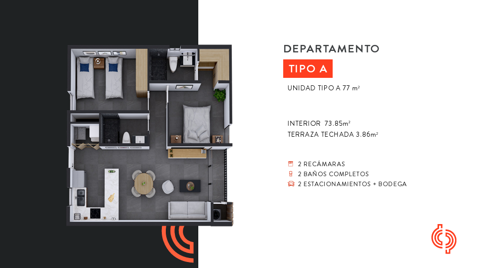 Departamento en Venta en Cumbres 4to. Sector