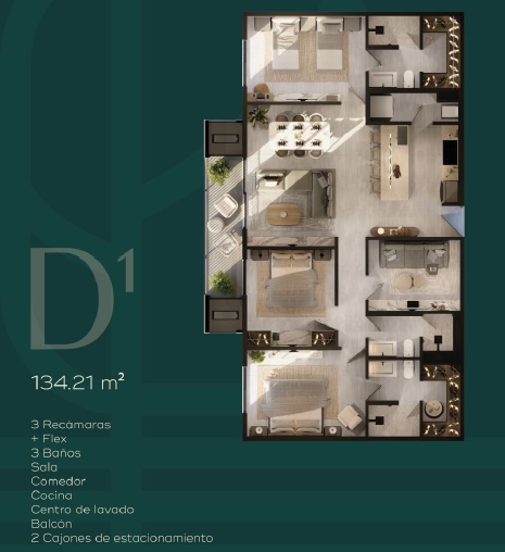 Departamento en Venta en Cumbres