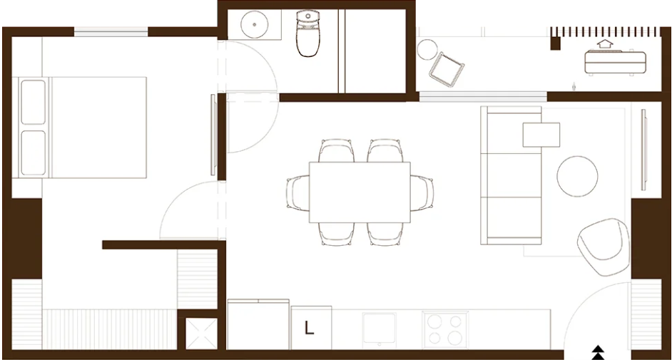 Departamento en Venta en Centro