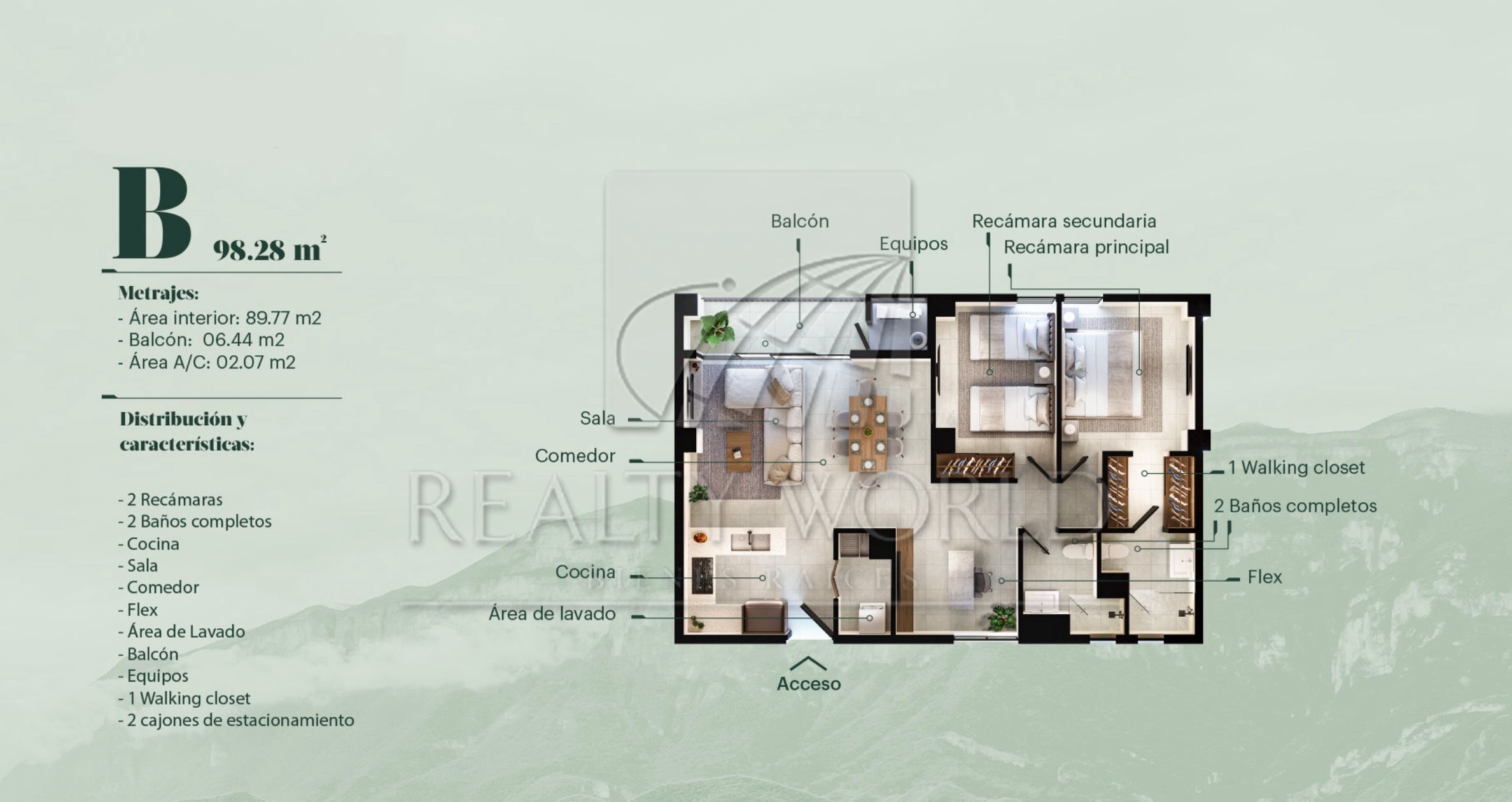 Departamento en Venta en Gaia Comunidad de Vida