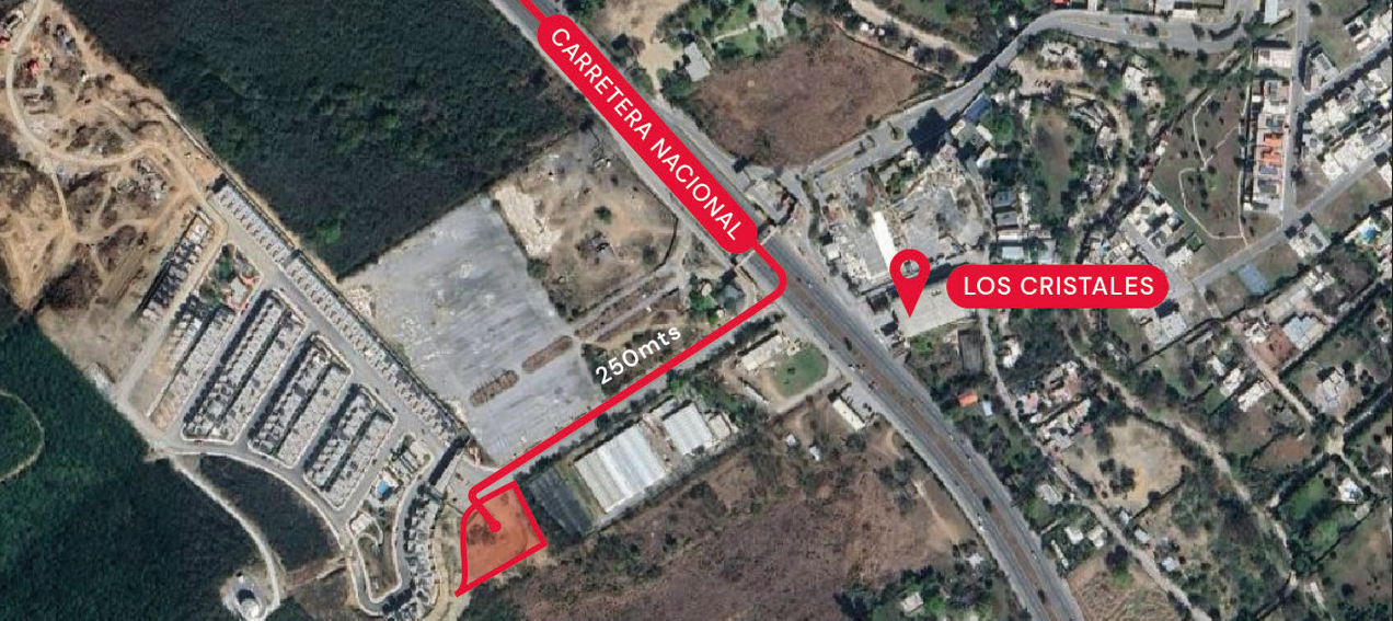 Terreno en Venta en Carretera Nacional