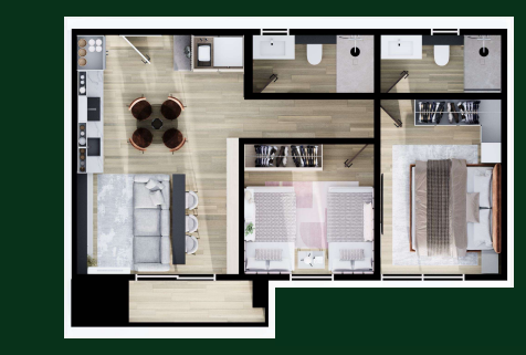 Departamento en Venta en Santa Catarina