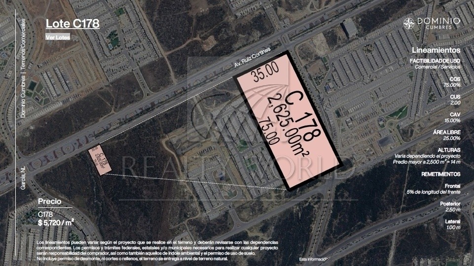Terreno en Venta en Dominio Cumbres